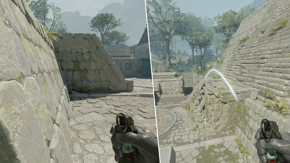 Nades Guide - Ramp Self Pop Flash From B Long