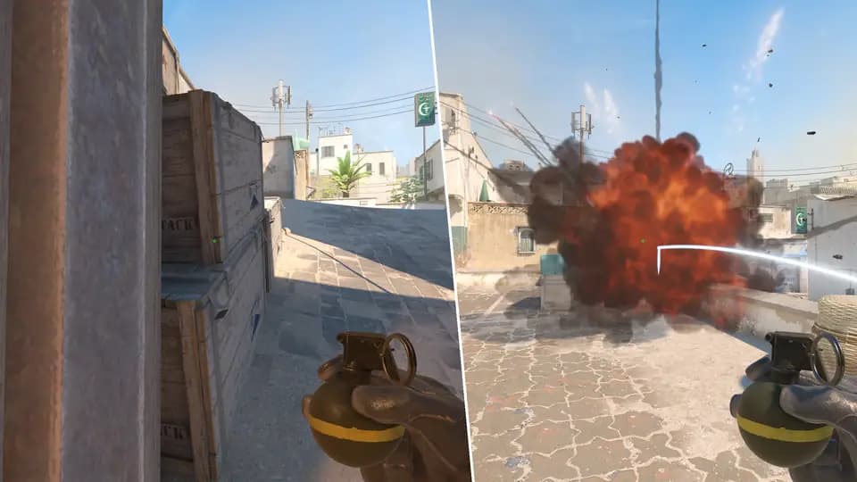 Nades Guide - Defalut Grenade From Ct Spawn