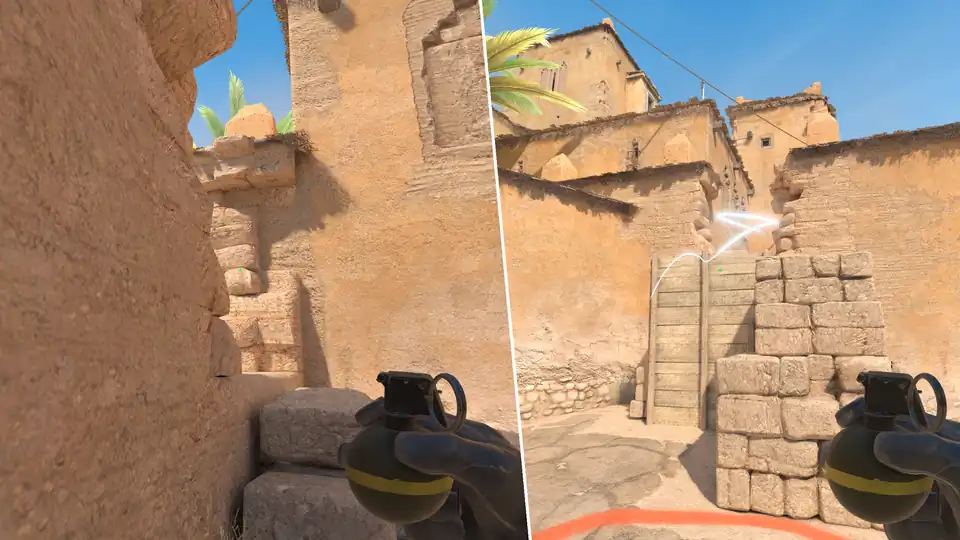 Nades Guide - B Site HE From B Window(Ninja)
