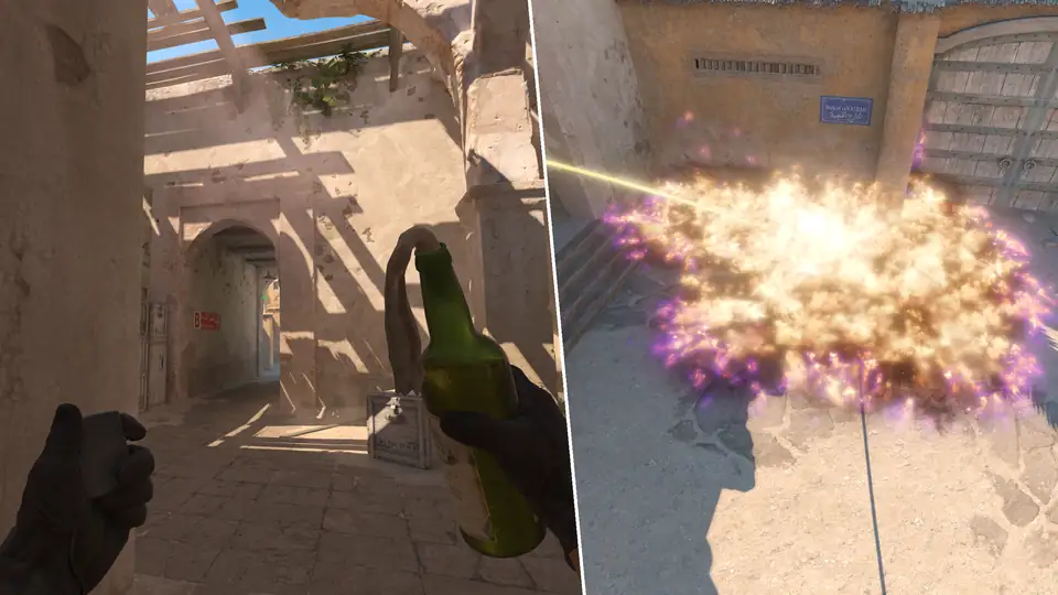 Nades Guide - B Site Close & Fence Molotov