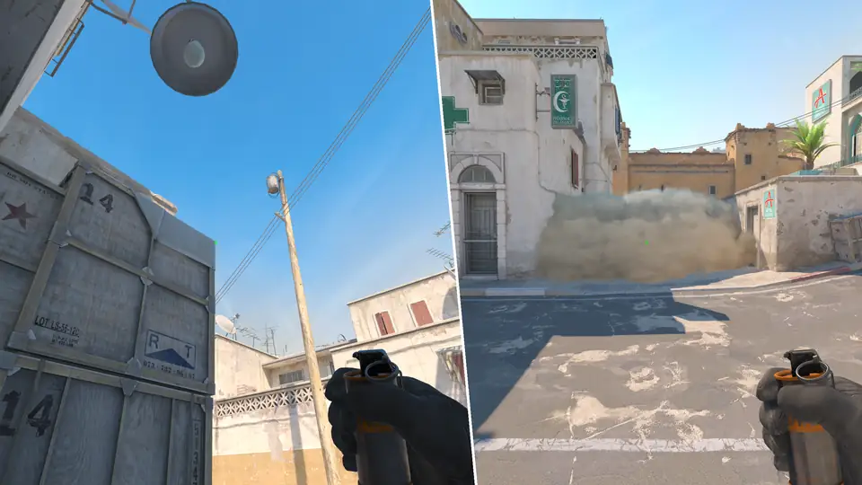 Nades Guide - A Site Cross Smoke From RS Mid