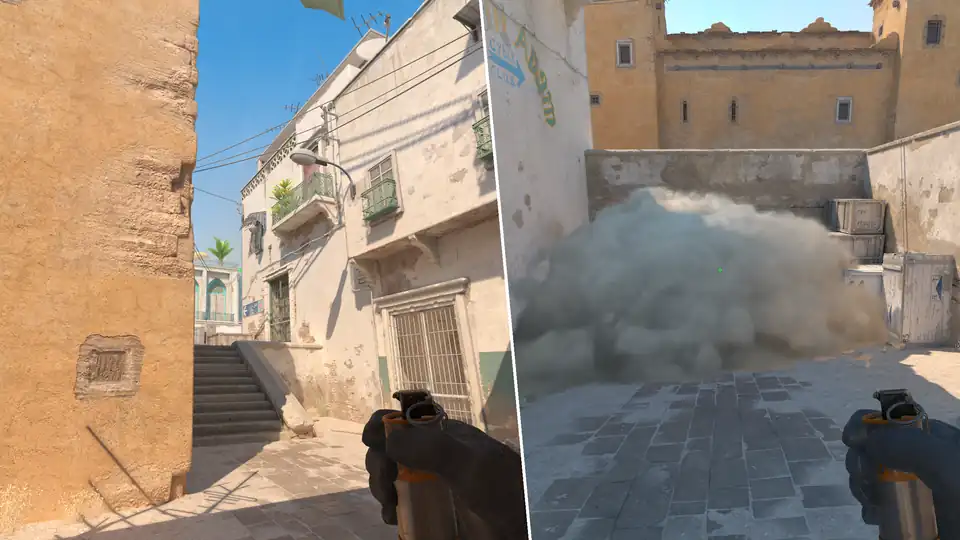 Nades Guide - CT spawn smoke for cross from short
