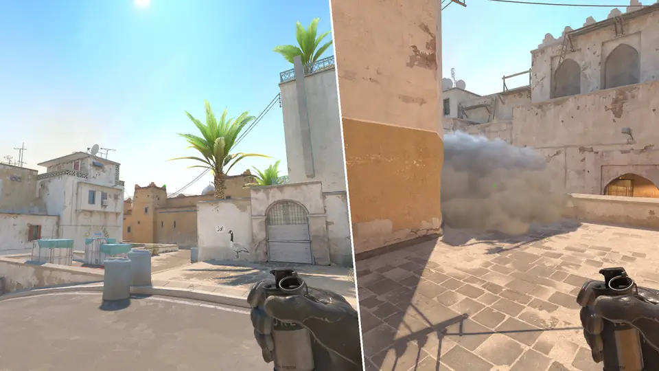 Nades Guide - Catwalk Smoke From Goose