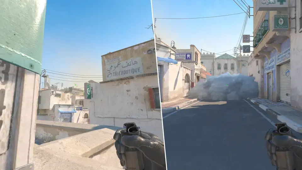 Nades Guide - A Long Smoke From A Plat2