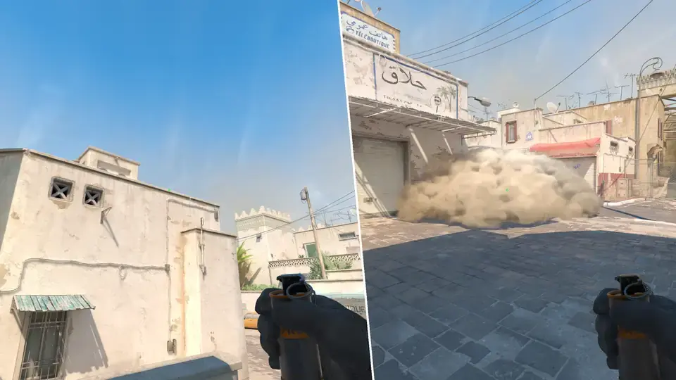 Nades Guide - Long take protection smoke  from T spawn1