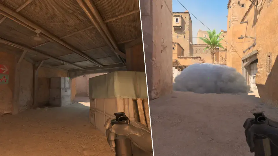 Nades Guide - CT Mid Cross Smoke From CT Spawn