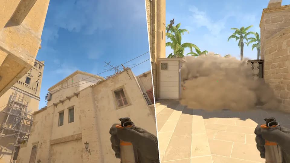 Nades Guide - CT Smoke From T Spawn