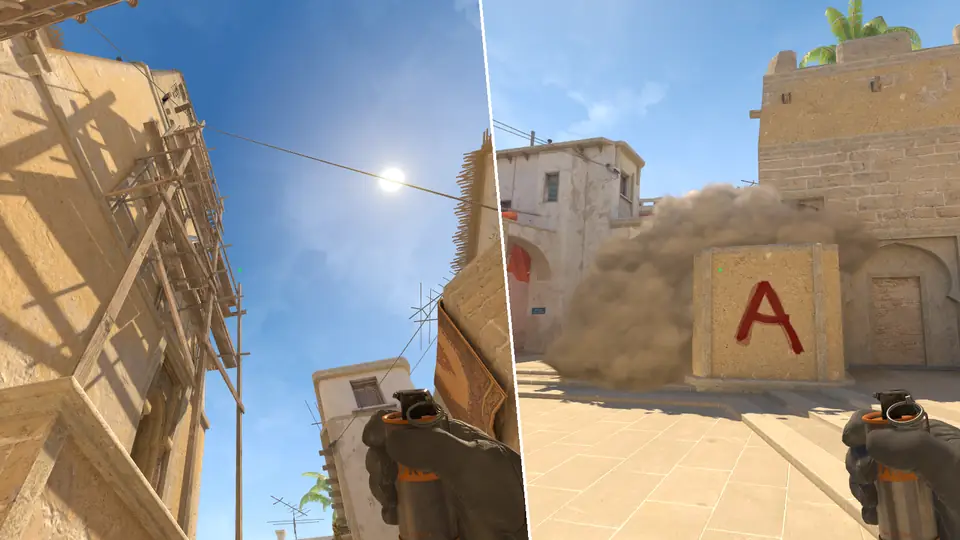 Nades Guide - Stairs Smoke From A Ramp1