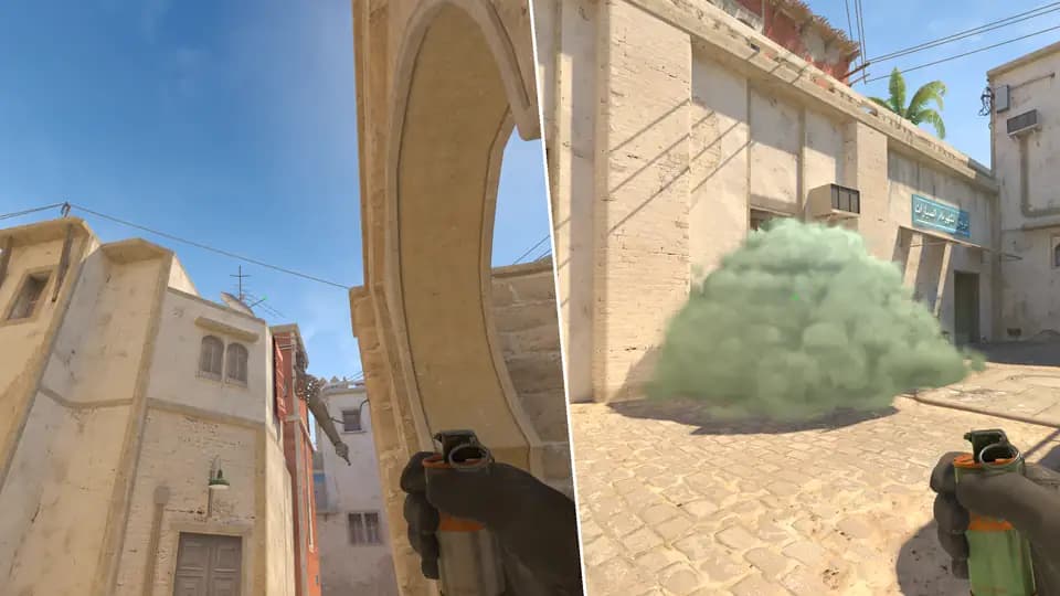 Nades Guide - B Window Smoke From Side Alley1