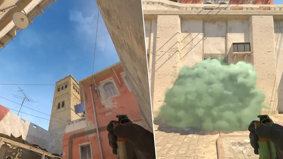 Nades Guide - B Market Window Smoke from T House