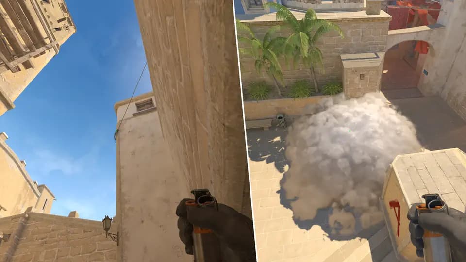 Nades Guide - Jungle&Connector Smoke From A Ramp