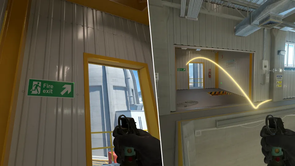 Nades Guide - Heaven Popflash For Retake