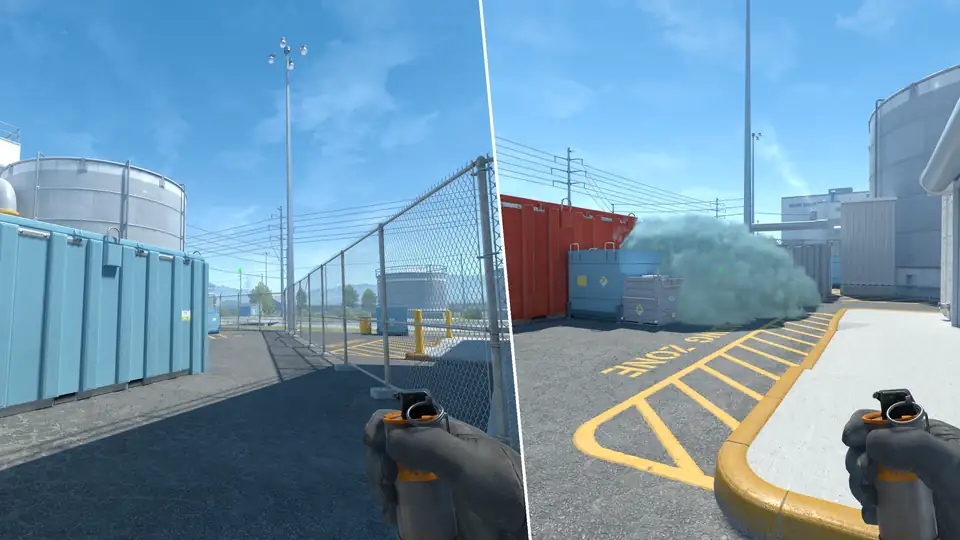 Nades Guide - Outside Cross Smoke