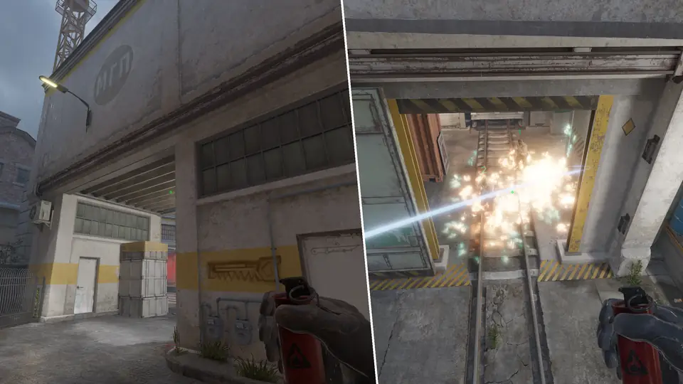 Nades Guide - A Main Molotov From Z Connector